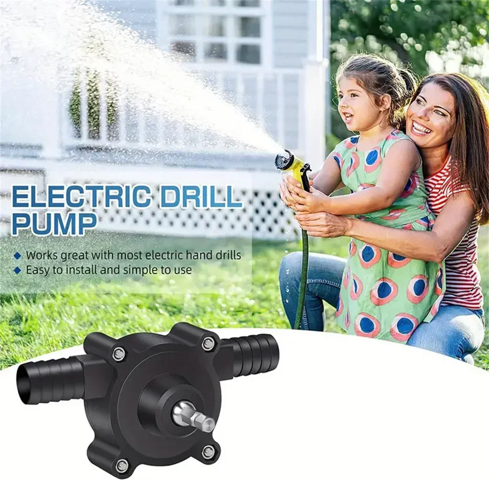 Portable Perceuse Électrique Pompe Auto Amorçage Liquide Pompes De Transfert Petit Ménage Pompe À Eau Jardin En Plein Air Outil